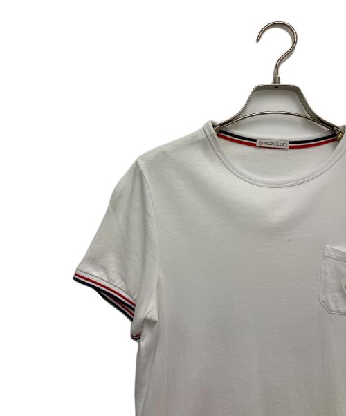 MONCLER（モンクレール）MONCLER (モンクレール) MAGLIA T-SHIRT ホワイト サイズ:XSの古着・服飾アイテム