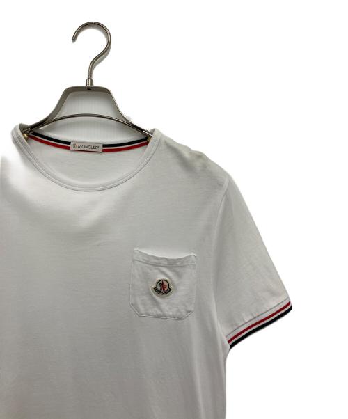 MONCLER（モンクレール）MONCLER (モンクレール) MAGLIA T-SHIRT ホワイト サイズ:XSの古着・服飾アイテム
