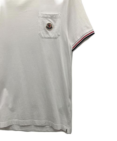MONCLER（モンクレール）MONCLER (モンクレール) MAGLIA T-SHIRT ホワイト サイズ:XSの古着・服飾アイテム