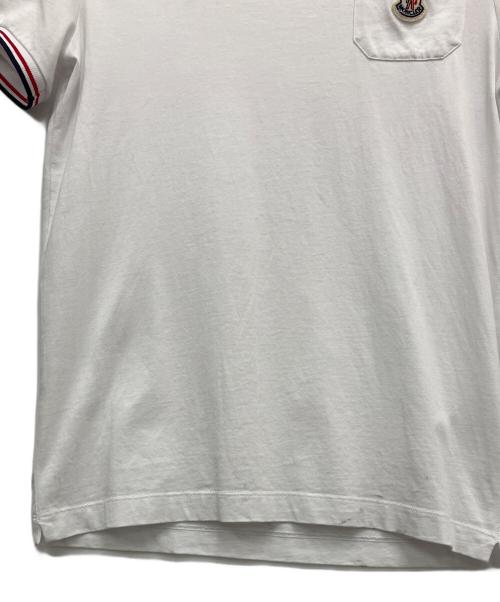 MONCLER（モンクレール）MONCLER (モンクレール) MAGLIA T-SHIRT ホワイト サイズ:XSの古着・服飾アイテム
