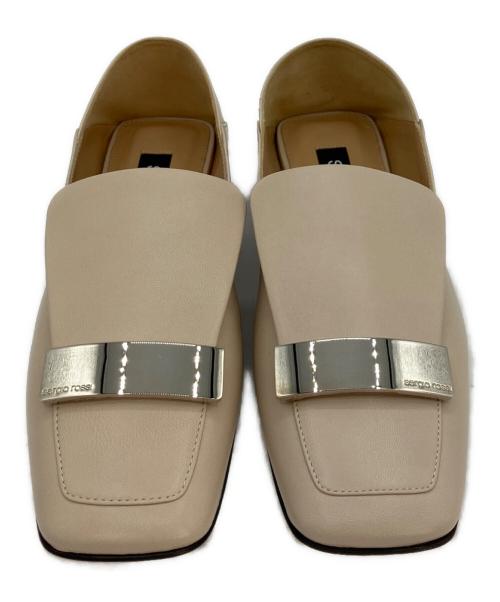 sergio rossi（セルジオロッシ）sergio rossi (セルジオロッシ) フラットシューズ ベージュ サイズ:35の古着・服飾アイテム