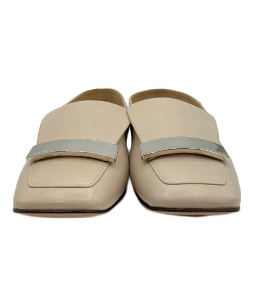 sergio rossi（セルジオロッシ）sergio rossi (セルジオロッシ) フラットシューズ ベージュ サイズ:35の古着・服飾アイテム