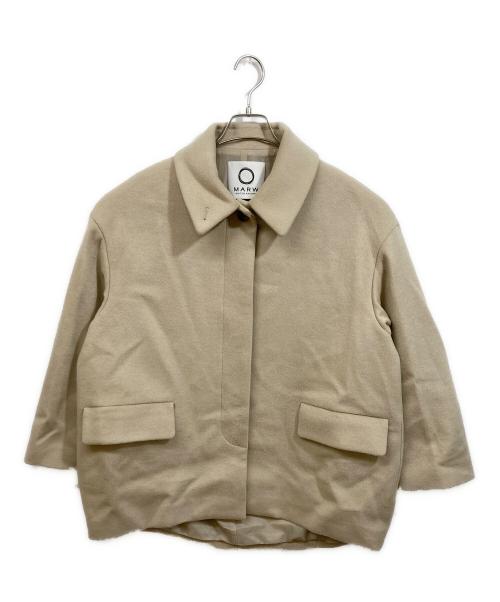 MARW UNITED ARROWS（マルゥ ユナイテッドアローズ）MARW UNITED ARROWS (マルゥ ユナイテッドアローズ) コクーンコート ベージュ サイズ:SIZE 38の古着・服飾アイテム