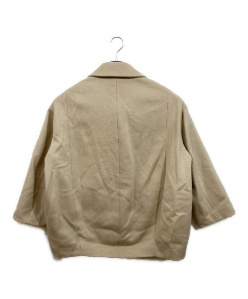 MARW UNITED ARROWS（マルゥ ユナイテッドアローズ）MARW UNITED ARROWS (マルゥ ユナイテッドアローズ) コクーンコート ベージュ サイズ:SIZE 38の古着・服飾アイテム