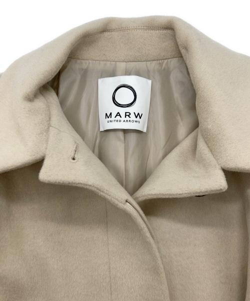 MARW UNITED ARROWS（マルゥ ユナイテッドアローズ）MARW UNITED ARROWS (マルゥ ユナイテッドアローズ) コクーンコート ベージュ サイズ:SIZE 38の古着・服飾アイテム