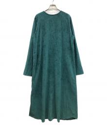 CITYSHOP（シティショップ）の古着「VELVETEEN KAFTAN DRESS」｜グリーン