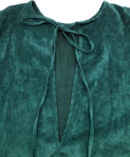 CITYSHOP（シティショップ）CITYSHOP (シティショップ) VELVETEEN KAFTAN DRESS グリーン サイズ:36の古着・服飾アイテム