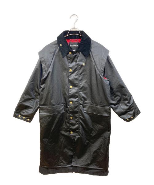 Barbour（バブアー）Barbour (バブアー) TANAKA (タナカ) CITYSHOP (シティショップ) 別注 DETACHABLE：コート ブラック サイズ:38の古着・服飾アイテム