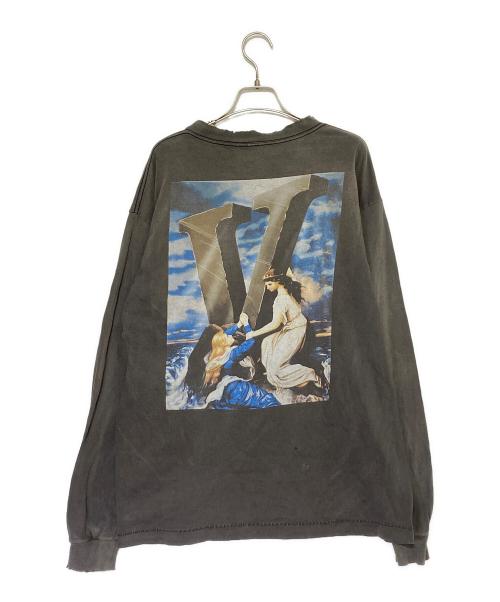 SAINT MICHAEL（セントマイケル）SAINT MICHAEL (セントマイケル) ヴィローン ロングスリーブTシャツ ブラック サイズ:Lの古着・服飾アイテム