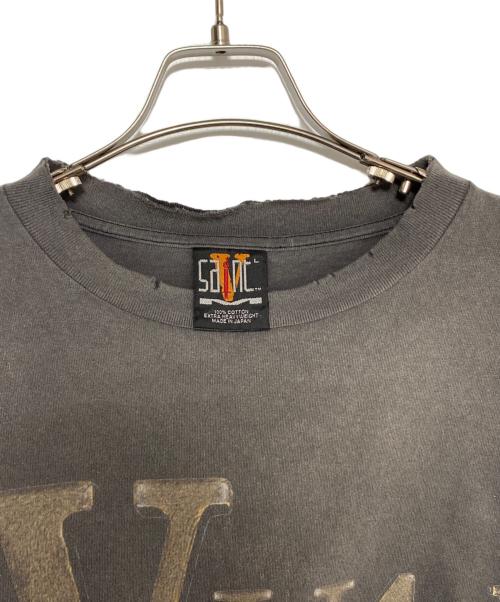 SAINT MICHAEL（セントマイケル）SAINT MICHAEL (セントマイケル) ヴィローン ロングスリーブTシャツ ブラック サイズ:Lの古着・服飾アイテム