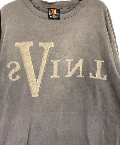 SAINT MICHAEL（セントマイケル）SAINT MICHAEL (セントマイケル) ヴィローン ロングスリーブTシャツ ブラック サイズ:Lの古着・服飾アイテム