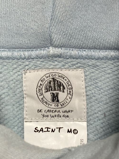 SAINT MICHAEL（セントマイケル）SAINT MICHAEL (セントマイケル) HOODIE angel ライトブルー サイズ:Mの古着・服飾アイテム
