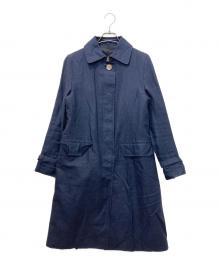 GRENFELL（グレンフェル）の古着「リネンコート」｜ネイビー
