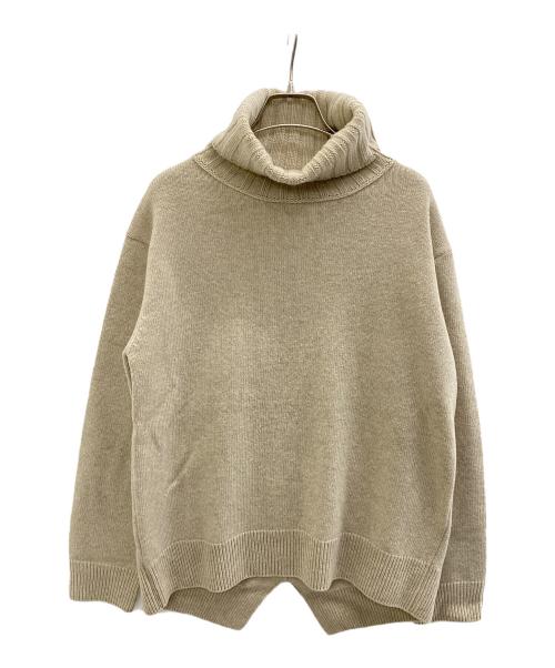 MUSE de Deuxieme Classe（ミューズ ドゥーズィエム クラス）MUSE de Deuxieme Classe (ミューズ ドゥーズィエム クラス) JADEタートルネックプルオーバー ベージュ サイズ:なしの古着・服飾アイテム