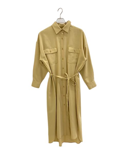 Whim Gazette（ウィムガゼット）Whim Gazette (ウィムガゼット) シャツワンピース ベージュ サイズ:SIZE Freeの古着・服飾アイテム
