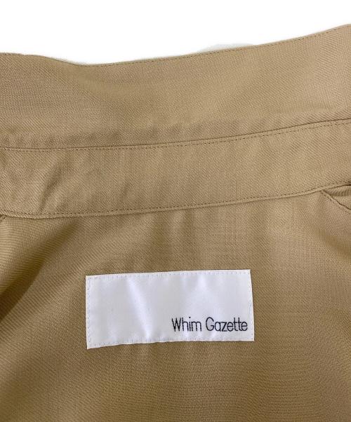 Whim Gazette（ウィムガゼット）Whim Gazette (ウィムガゼット) シャツワンピース ベージュ サイズ:SIZE Freeの古着・服飾アイテム