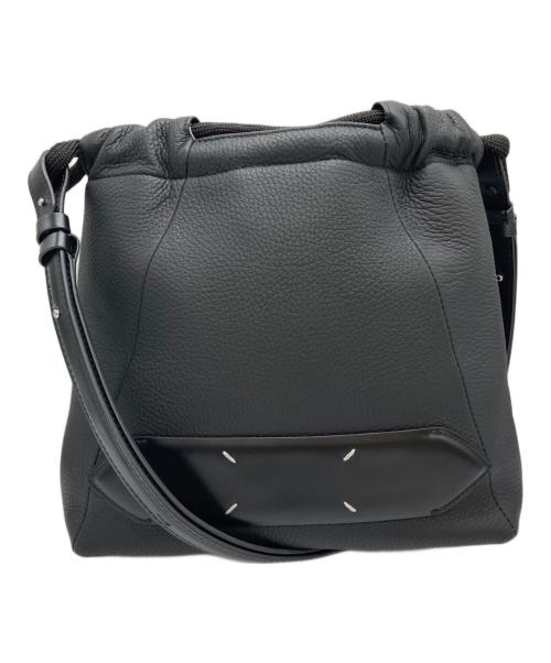 Maison Margiela（メゾンマルジェラ）Maison Margiela (メゾンマルジェラ) SOFT 5AC DRAWSTRING BAG SMALL ブラック 未使用品の古着・服飾アイテム