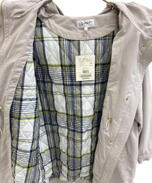 Dessin（デッサン）Dessin (デッサン) ライナー付フーデッドコート グレー サイズ:2 未使用品の古着・服飾アイテム