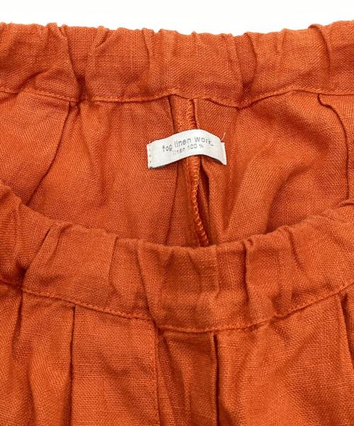 fog linen work（フォグリネンワーク）fog linen work (フォグリネンワーク) イチカスカート オランジュ サイズ:SIZE Freeの古着・服飾アイテム