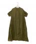 fog linen work (フォグリネンワーク) リネンバンドカラーワンピース オリーブ サイズ:F：7000円