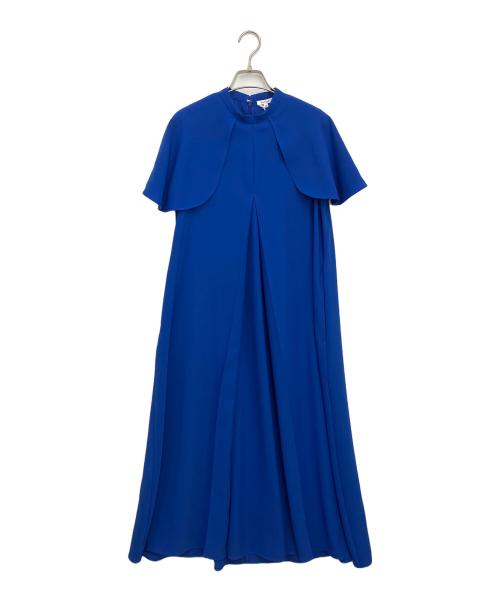 ENFOLD（エンフォルド）ENFOLD (エンフォルド) CAPEWAVE DRESS ブルー サイズ:36の古着・服飾アイテム