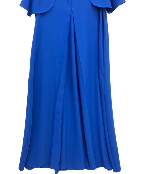 ENFOLD（エンフォルド）ENFOLD (エンフォルド) CAPEWAVE DRESS ブルー サイズ:36の古着・服飾アイテム