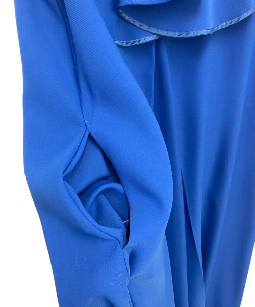 ENFOLD（エンフォルド）ENFOLD (エンフォルド) CAPEWAVE DRESS ブルー サイズ:36の古着・服飾アイテム