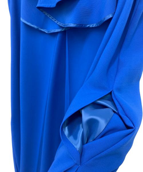 ENFOLD（エンフォルド）ENFOLD (エンフォルド) CAPEWAVE DRESS ブルー サイズ:36の古着・服飾アイテム