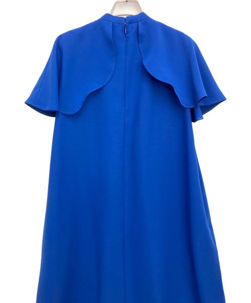 ENFOLD（エンフォルド）ENFOLD (エンフォルド) CAPEWAVE DRESS ブルー サイズ:36の古着・服飾アイテム