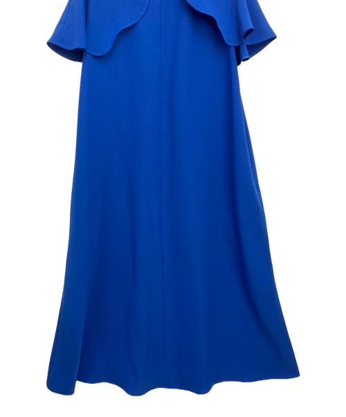 ENFOLD（エンフォルド）ENFOLD (エンフォルド) CAPEWAVE DRESS ブルー サイズ:36の古着・服飾アイテム