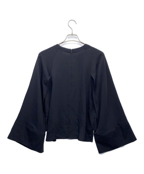 Noble（ノーブル）Noble (ノーブル) カラーレスケープスリーブブラウス ネイビー サイズ:‐の古着・服飾アイテム