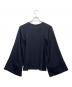 Noble (ノーブル) カラーレスケープスリーブブラウス ネイビー サイズ:‐：6000円
