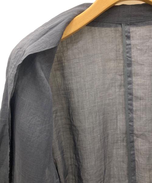 stola.（ストラ）stola. (ストラ) リネンジャケット グレー サイズ:36の古着・服飾アイテム