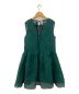 Victoria Beckham (ヴィクトリアベッカム) シルク混ワンピース グリーン サイズ:UK10：7000円