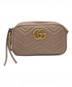 GUCCIグッチ）の古着「ショルダーバッグ」｜ベージュ