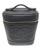 CHANELシャネル）の古着「バニティバッグ」｜ブラック