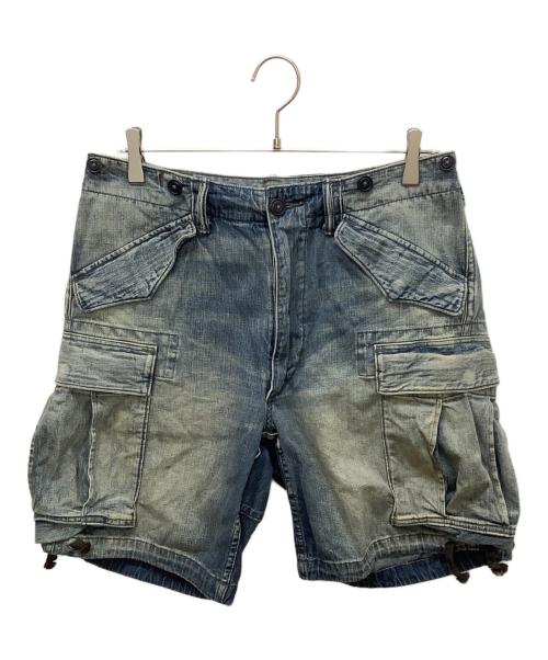 RRL（ダブルアールエル）RRL (ダブルアールエル) 別注Denim Cargo Short インディゴ サイズ:30(76cm)の古着・服飾アイテム
