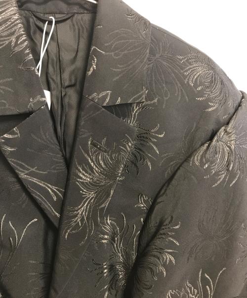 TOGA ARCHIVES（トーガアーカイブス）TOGA ARCHIVES (トーガアーカイブス) Polyester jacquard wide jacket ブラック サイズ:36 未使用品の古着・服飾アイテム