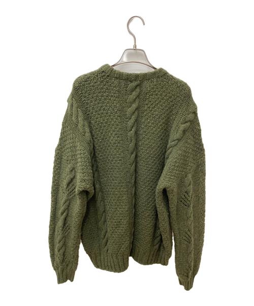 J.J.Mercer（ジェイジェイ・マーサー）J.J.Mercer (ジェイジェイ・マーサー) RHC Ron Herman (アールエイチシー ロンハーマン) Alan Knit グリーン サイズ:Fの古着・服飾アイテム