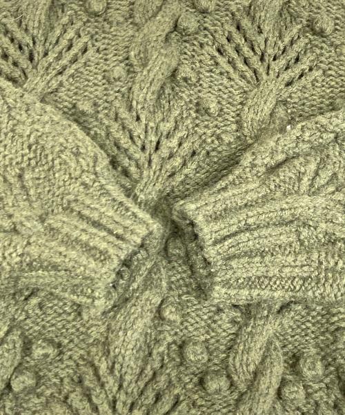 J.J.Mercer（ジェイジェイ・マーサー）J.J.Mercer (ジェイジェイ・マーサー) RHC Ron Herman (アールエイチシー ロンハーマン) Alan Knit グリーン サイズ:Fの古着・服飾アイテム