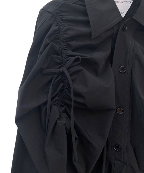 BOTTEGA VENETA（ボッテガベネタ）BOTTEGA VENETA (ボッテガベネタ) シャツワンピース ブラック サイズ:38の古着・服飾アイテム