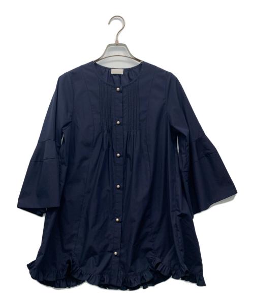 Sono（ソーノ）Sono (ソーノ) ミニフリルノーブルフレアチュニック ネイビー サイズ:1の古着・服飾アイテム