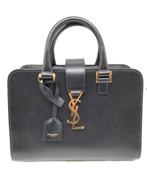 Yves Saint Laurent（イヴサンローラン）Yves Saint Laurent (イヴサンローラン) ベイビーカバス2WAYショルダーバッグ ブラックの古着・服飾アイテム