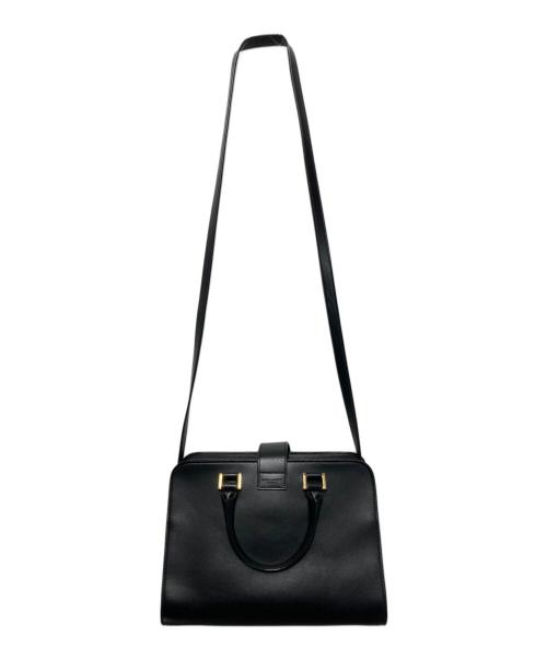 Yves Saint Laurent（イヴサンローラン）Yves Saint Laurent (イヴサンローラン) ベイビーカバス2WAYショルダーバッグ ブラックの古着・服飾アイテム