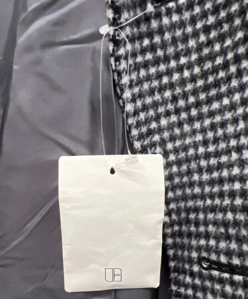 Plage（プラージュ）Plage (プラージュ) ハウンドトゥース double button コート ブラック サイズ:38の古着・服飾アイテム