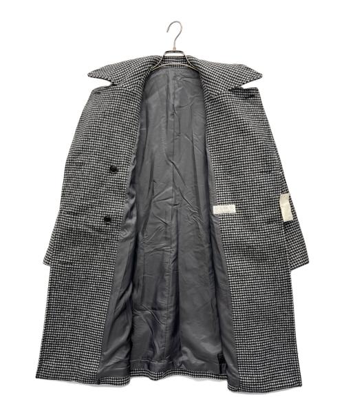 Plage（プラージュ）Plage (プラージュ) ハウンドトゥース double button コート ブラック サイズ:38の古着・服飾アイテム