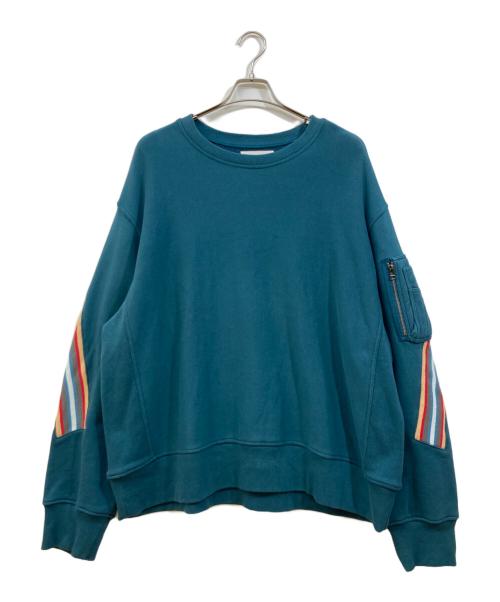 FACETASM（ファセッタズム）FACETASM (ファセッタズム) RIB LONGSLEEVE PULLOVER グリーン サイズ:5の古着・服飾アイテム