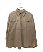 WALDEヴァルド）の古着「Silk Nep Pullover　WD0323S009T1S」｜ベージュ