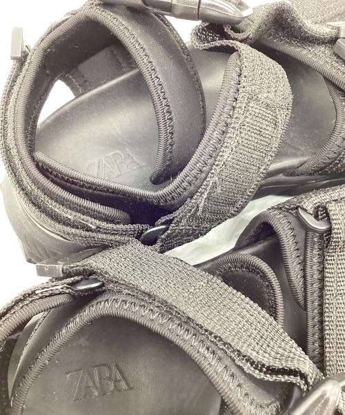 ZARA（ザラ）ZARA (ザラ) VIBRAM　ハイキングサンダル ブラック サイズ:40の古着・服飾アイテム