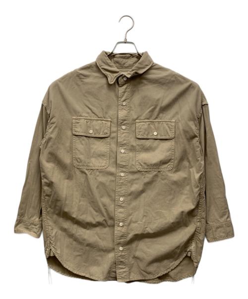 REMI RELIEF（レミレリーフ）REMI RELIEF (レミレリーフ) L'appartement (アパルトモン) Chambray Shirt ベージュ サイズ:Freeの古着・服飾アイテム